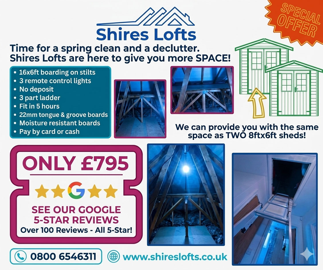 Shires Lofts 7 day Offer